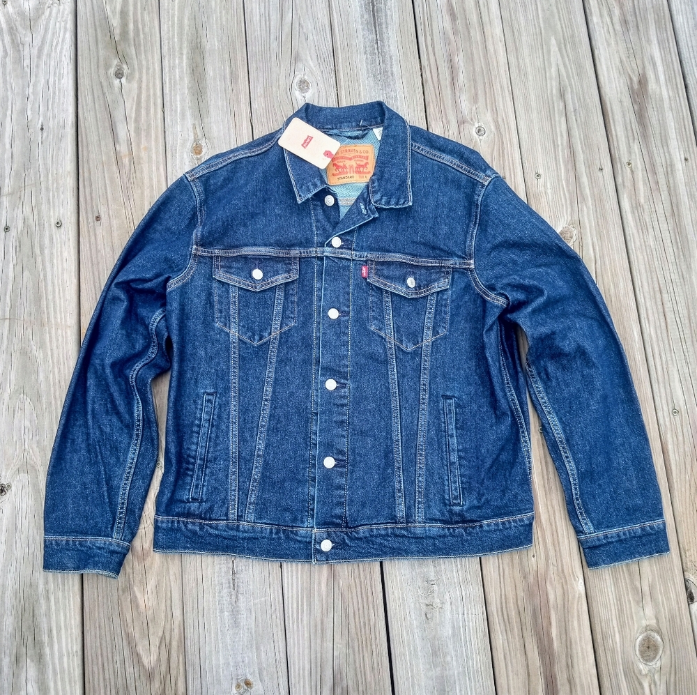 🆕 Levi's Men's Denim Jacket - Dark Blue